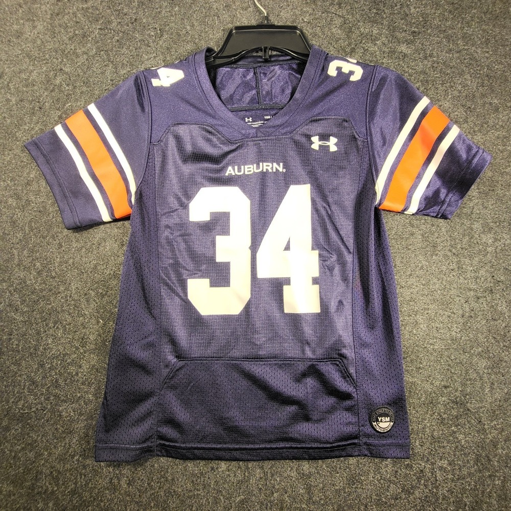 Under Armour Youth Small Auburn Tigers Bo Jackson #34 Jersey Blue